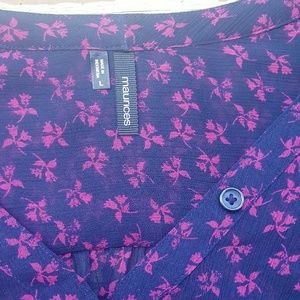 Maurices Tops - NWT Maurices Navy and Purple Sheer Top Maurices Tops - NWT Maurices Navy and Purple Sheer Top